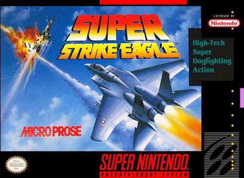 Carátula del juego Super Strike Eagle (Snes)