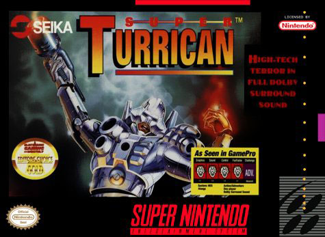 Carátula del juego Super Turrican (Snes)