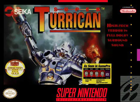 Portada de la descarga de Super Turrican