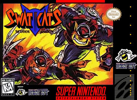 Carátula del juego SWAT Kats (Snes)