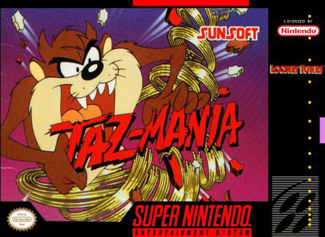 Carátula del juego Taz-Mania (Snes)