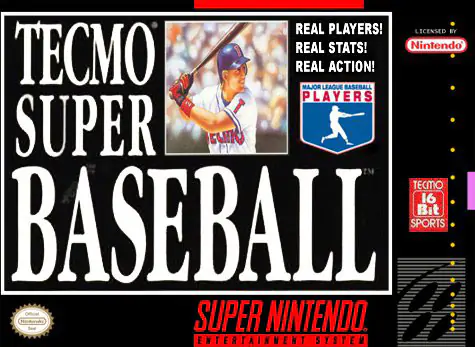 Portada de la descarga de Tecmo Super Baseball