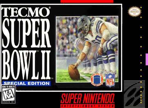 Carátula del juego Tecmo Super Bowl II Special Edition (Snes)