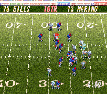 Pantallazo del juego online Tecmo Super Bowl II Special Edition (Snes)