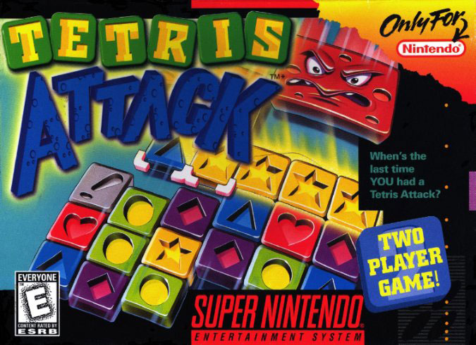 Carátula del juego Tetris Attack (Snes)