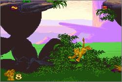 Pantallazo del juego online The Lion King (Snes)