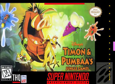 Portada de la descarga de Disney’s Timon & Pumbaa’s Jungle Games