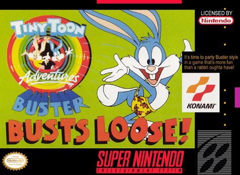 Carátula del juego Tiny Toon Adventures Buster Busts Loose (Snes)