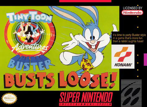 Portada de la descarga de Tiny Toon Adventures: Buster Busts Loose