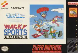 Portada de la descarga de Tiny Toon Adventures: Wacky Sports Challenge
