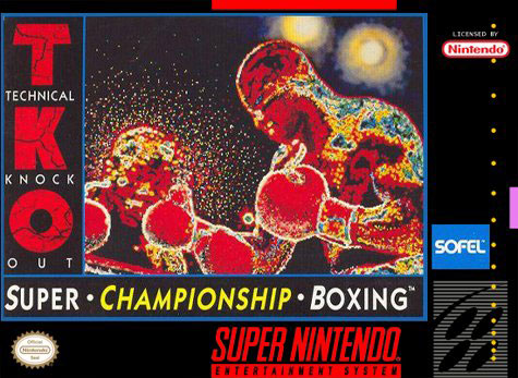 Carátula del juego TKO Super Championship Boxing (Snes)