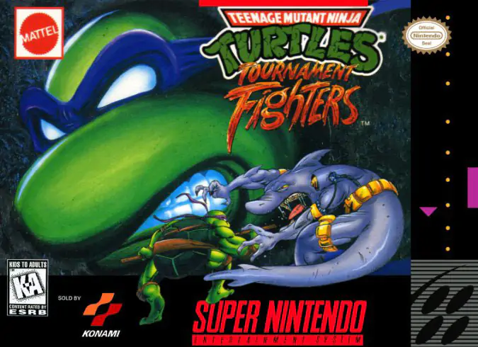 Portada de la descarga de Teenage Mutant Ninja Turtles: Tournament Fighters
