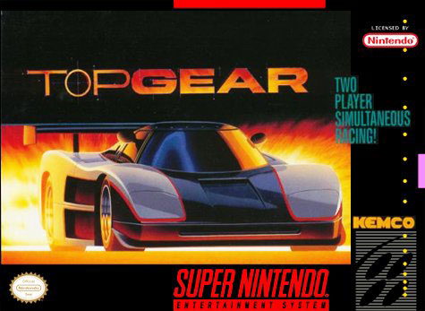 Carátula del juego Top Gear (Snes)