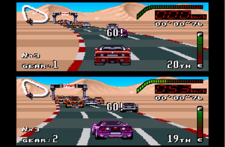 Pantallazo del juego online Top Gear (Snes)