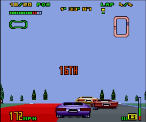 Pantallazo del juego online Top Gear 3000 (Snes)