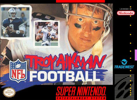 Carátula del juego Troy Aikman NFL Football (Snes)