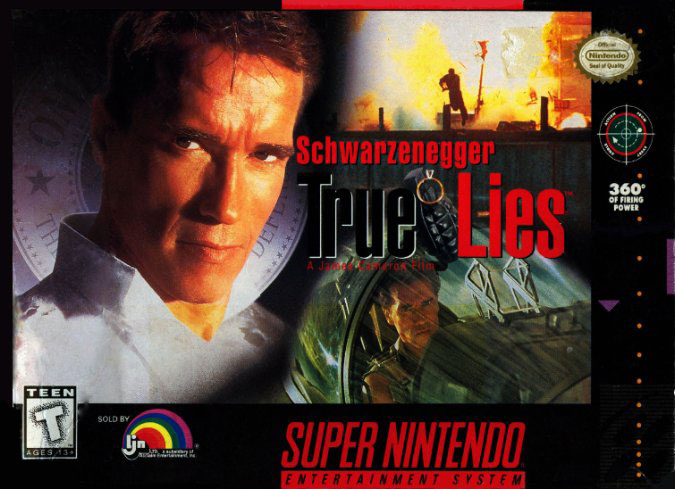 Carátula del juego True Lies (Snes)