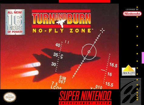 Carátula del juego Turn and Burn No-Fly Zone (Snes)
