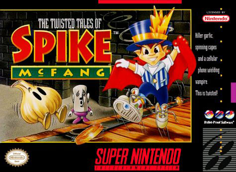 Carátula del juego The Twisted Tales of Spike McFang (Snes)