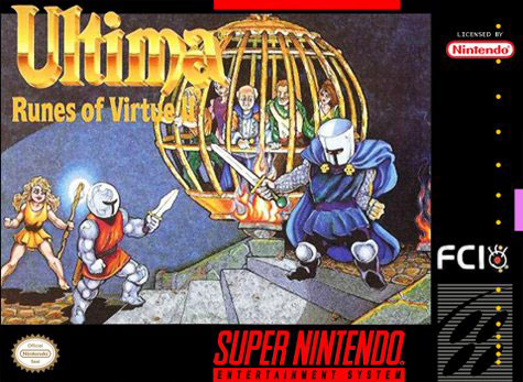 Carátula del juego Ultima Runes of Virtue II (Snes)