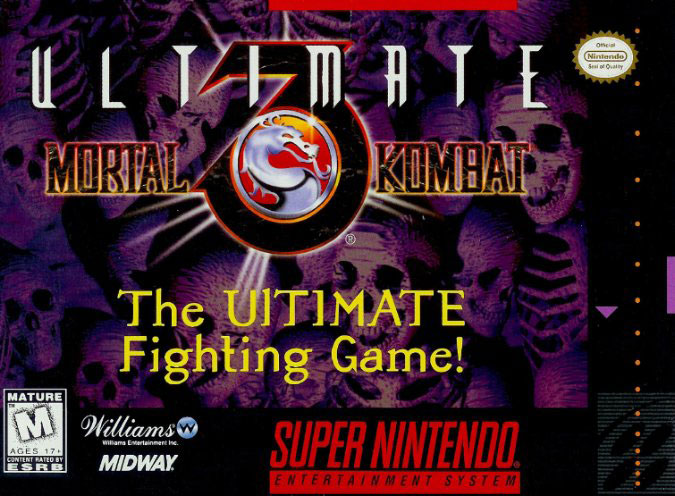 Carátula del juego Ultimate Mortal Kombat 3 (Snes)