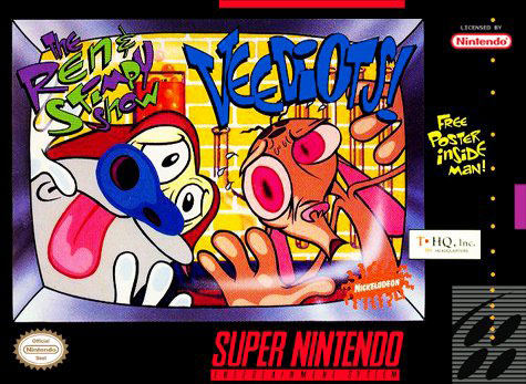 Carátula del juego The Ren & Stimpy Show Veediots (Snes)