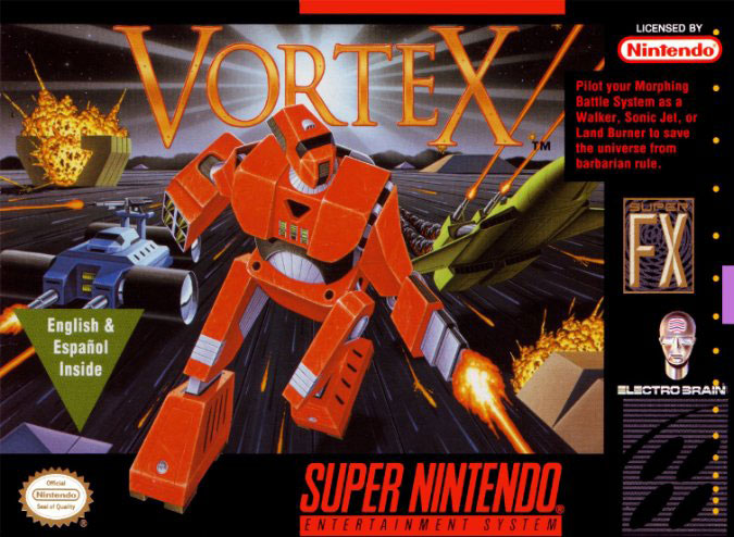 Carátula del juego Vortex (Snes)