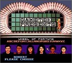 Pantallazo del juego online Wheel of Fortune (Snes)