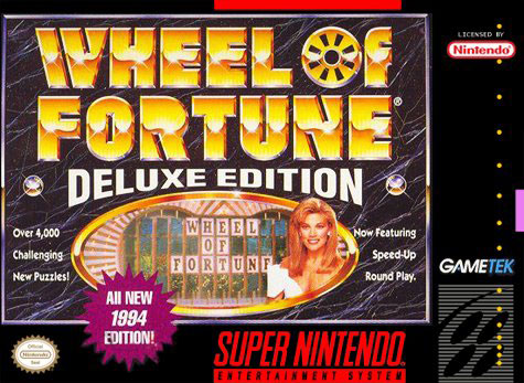 Carátula del juego Wheel of Fortune Deluxe Edition (Snes)