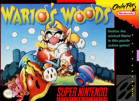 Carátula del juego Wario's Woods (Snes)