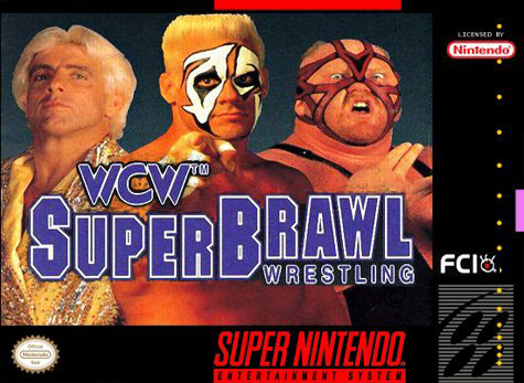 Carátula del juego WCW Superbrawl Wrestling (Snes)