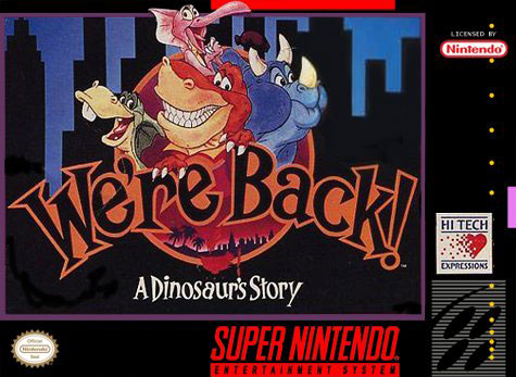 Carátula del juego We're Back A Dinosaur's Story (Snes)
