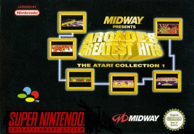 Carátula del juego Arcade's Greatest Hits - The Atari Collection 1 (Snes)