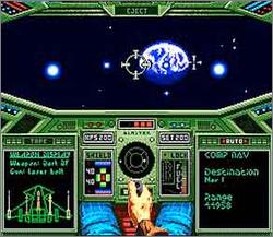 Pantallazo del juego online Wing Commander The Secret Missions (Snes)