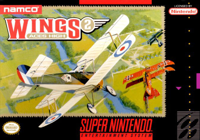 Carátula del juego Wings 2 Aces High (Snes)