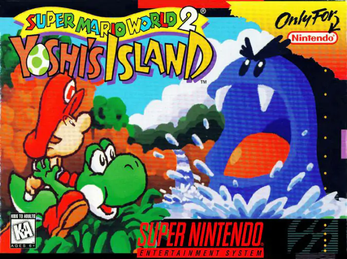 Portada de la descarga de Super Mario World 2 – Yoshi’s Island