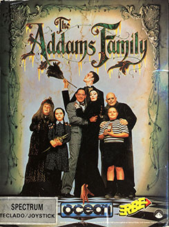 Carátula del juego The Addams Family (Spectrum)