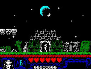 Pantallazo del juego online The Addams Family (Spectrum)