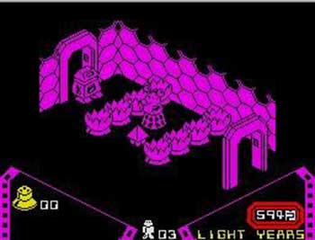 Pantallazo del juego online Alien 8 (Spectrum)