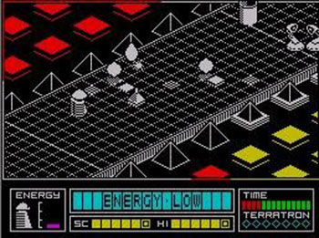 Pantallazo del juego online Alien Highway (Spectrum)