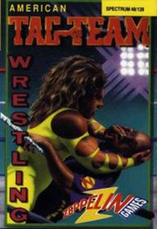 Carátula del juego American Tag Team Wrestling (Spectrum)