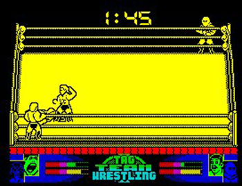 Pantallazo del juego online American Tag Team Wrestling (Spectrum)