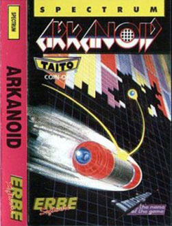 Carátula del juego Arkanoid (Spectrum)