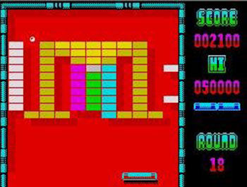 Pantallazo del juego online Arkanoid (Spectrum)