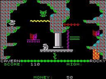 Pantallazo del juego online Auf Wiedersehen Monty (Spectrum)