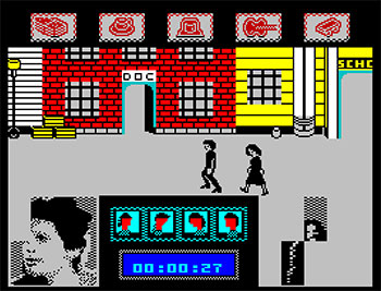 Pantallazo del juego online Back to the Future (Spectrum)