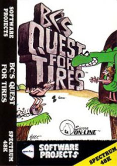 Carátula del juego BC's Quest for Tires (Spectrum)