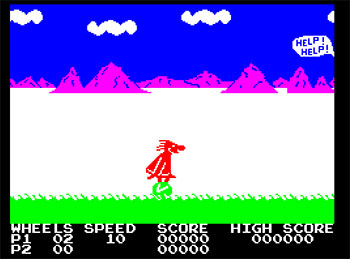 Pantallazo del juego online BC's Quest for Tires (Spectrum)