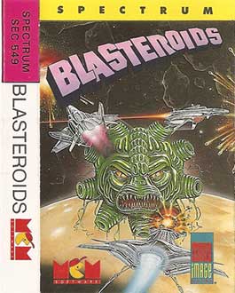 Carátula del juego Blasteroids (Spectrum)