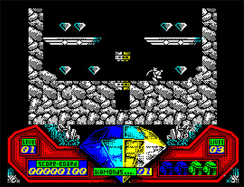 Pantallazo del juego online Captain Dynamo (Spectrum)